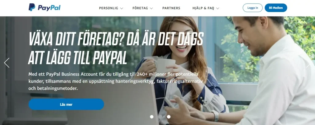 PayPal är den vanligaste betalningslösningen att använda med WooCommerce internationellt
